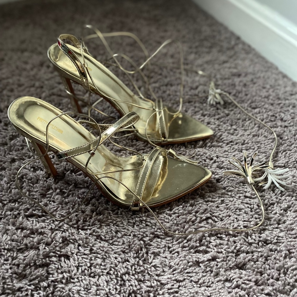 Gold heels
